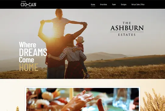 We have undertaken the web design and development for The Ashburn Estates